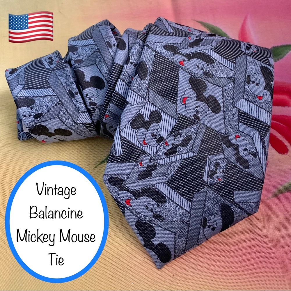 Vintage Balancine Mickey Mouse Tie